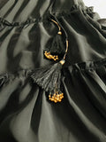 Black Georgette Lehenga Choli with Net Dupatta