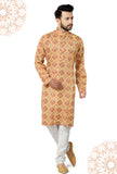 Men's Digital Print Kurta Pajama