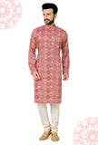 Men's Digital Print Kurta Pajama