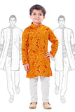 Silk Bandhani Kurta Pajama