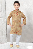 Silk Bandhani Kurta Pajama