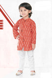 Ikkat Cotton Kurta Pajama